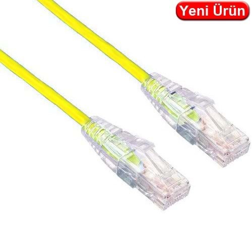 FREELINK (E34396) 0.15 MT. CAT6A 28AWG 10GB 500MHZ UTP SARI PATCH KABLO