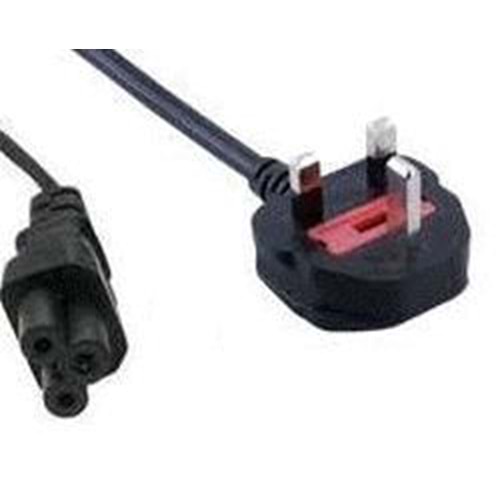 POWER KABLO İNGİLİZ (NOTEBOOK İÇİN YONCA TİP) 3*0,75mm 1,8Mt. (FreeLink)