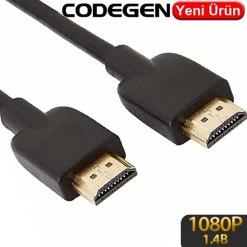 CODEGEN (CPS200) 20MT 1080p HDMI 1.4B ALTIN KAPLAMA UÇ HDMI KABLO