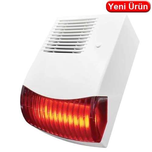TRK-LINK (TRK-914R) HARİCİ FLAŞÖRLÜ SİREN KIRMIZI