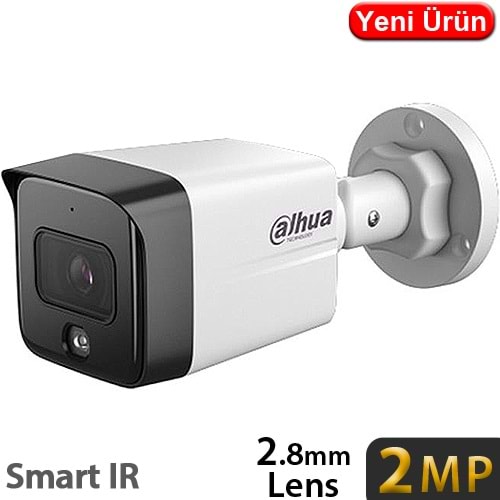 DAHUA (IPC-HFW1230TC1-SA) 2MP 2.8MM SD KART DAH. MİK. METAL SMART IR BULLET IP KAMERA-30MT.