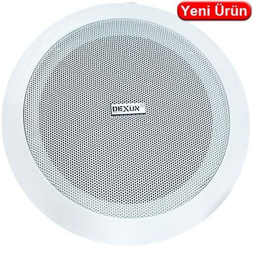 DEXUN (D-16T) 16CM ALÇIPAN TİP TRAFOLU BEYAZ TAVAN HOPARLÖRÜ