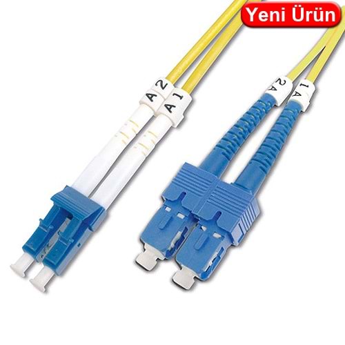 DIGITUS (DK.2932.02) SM LC-SC 2 MT 9/125 DUPLEX LSZH FIBER OPTİK PATCH KABLO