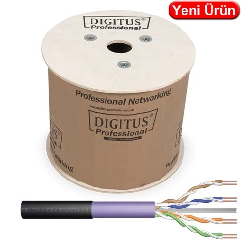 DIGITUS (DK.1613.5.00) CAT6 DIŞ ORTAM POLİETİLEN TEK KILIFLI KABLO (500MT.) 