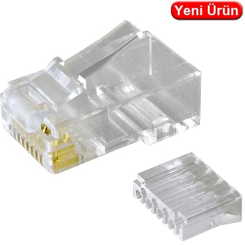 DIGITUS (AK-219602) RJ45 (8P/8C) CAT6 UTP MODÜLER PLUG 6U (PAKET 100 ADET) 