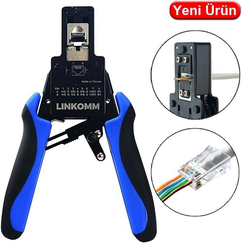 LINKOMM (TLCR01) RJ45 ESKİ VE YENİ NESİL EZ SIKMA PENSESİ