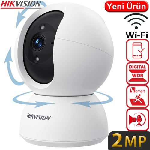 HIKVISION (DS-2CV2Q21G1-IDW ) 2MP WİFİ 512GB SD DAH.MİK VE HOP. DESTEKLİ KAMERA
