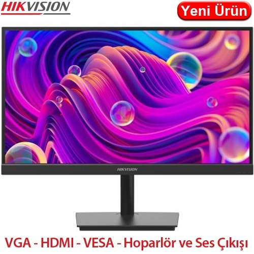 HIKVISION (DS-D5022F2-1V2S) 21.5 INC 1920X1080 SİYAH LED MONİTÖR (VGA+HDMI+SPEAKER+VESA)