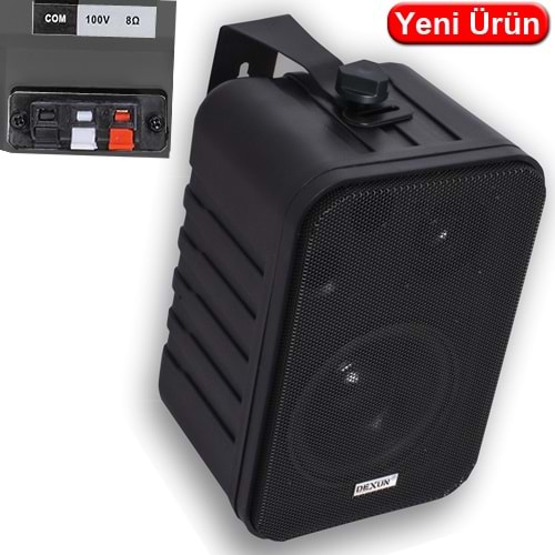 DEXUN (D-414TB) 4X200W TRAFOLU SÜTUN HOPARLÖR (SİYAH)
