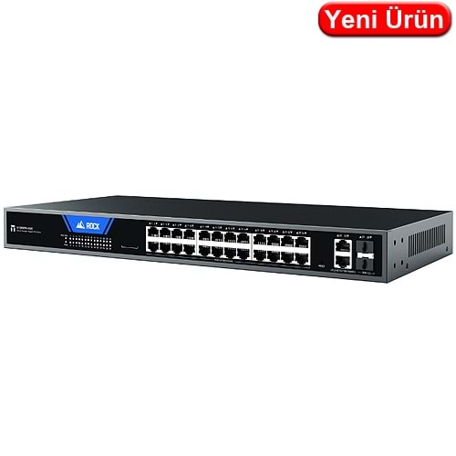 STONET (ST228GPR-2G2S) 24 PORT GİGABİT POE 400W + 2XGIGABIT SFP + 2XSFP CLOUD YÖNETİLEBİLİR SWİTCH
