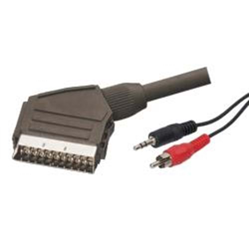 FREELINK (E4413) 10MT. SCART/3.5MM STEREO (E)+RCA (E) ARA KABLO 