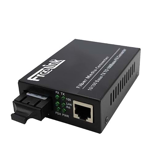 FREELINK (E4764) F/O CONVERTER 10/100 MBPS DUPLEX SC MM 