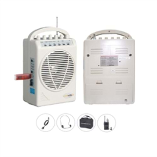 BOTS (SH-822-YK) 75W YAKA VE KAFA TELSİZ MİKROFONLU ANFİ 