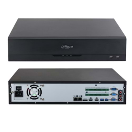 DAHUA (NVR5832-EI) 32 KANAL H265 8x16TB 2xHDMI 2xVGA 4xUSB,RS232 RS485 2xRJ45 NVR KAYIT CİHAZI