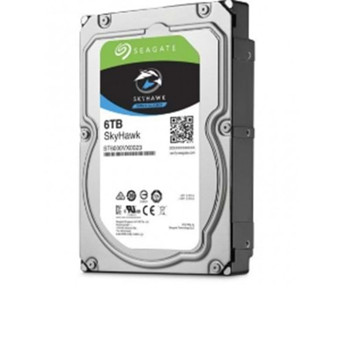 SEAGATE SKYHAWK (ST6000VX009) 6TB 3.5 INC 256MB 5900RPM SATA3 7/24 GÜVENLİK HARDDISK