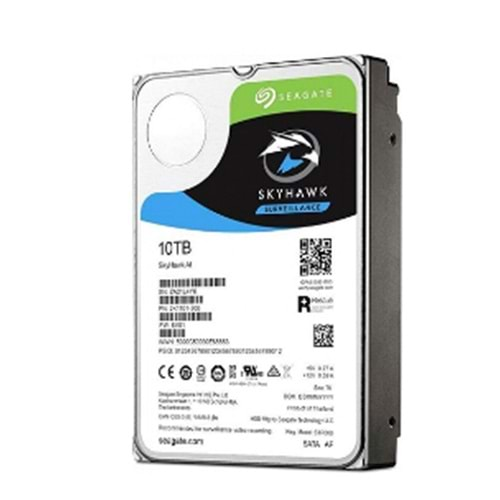 SEAGATE SKYHAWK (ST10000VE001) 10TB 3.5 INC 7200RPM 256MB SATA3 7/24 GÜVENLİK HARDDISK