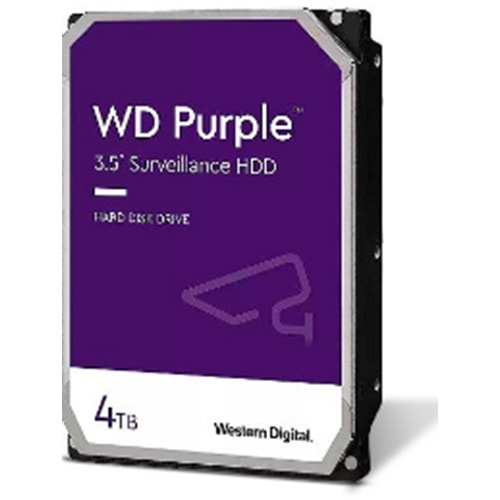 WESTERN DIGITAL PURPLE (WD43PURZ) 4TB 3.5 INC 256MB 7/24 GÜVENLİK HARDDISK