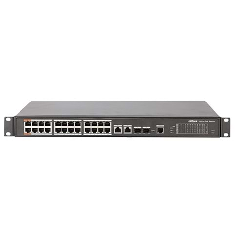 DAHUA PFS4226-24ET-360 24 PORT POE Yönetilebilir (24GE + 4GE KOMBO + 1 KONSOL)SWITCH