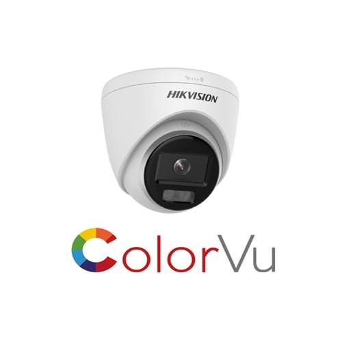 HİKVİSİON DS-2CD1347G0-LUF 4mp 2.8mm IP ColorVu Dome Kamera ( Dahili Ses )