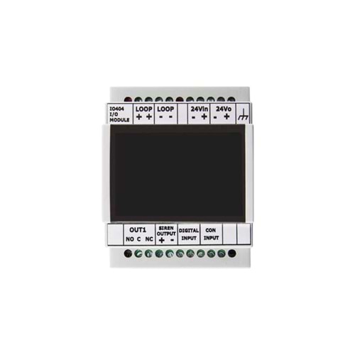 IO-404 - Adreslenebilir 4 Fonksiyonlu Seçilebilir Giriş/Çıkış Modülü