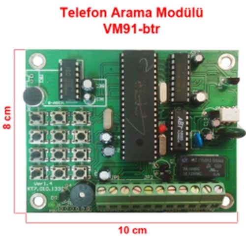 KEST (TD200) TELEFON ÇEVİRİCİ VM91-BTR(DIALER) 