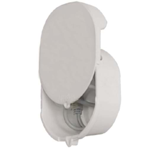 ALTEBOX MİNİ (AB-7005B-K) VİDASIZ DOME VE BULLET KAMERA MONTAJ BUATI YALITIMSIZ BEYAZ ÇAP 8,5CM