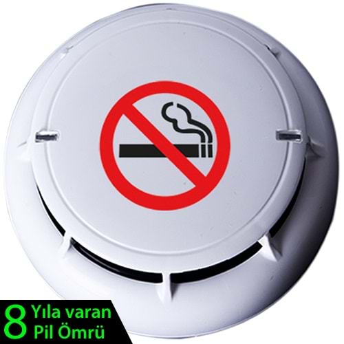TEKNİM (TFD-3945) PİLLİ SİGARA DUMANI+ISI DEDEKTÖRÜ(KOMBİNE) -BAĞIMSIZ ÇALIŞIR 