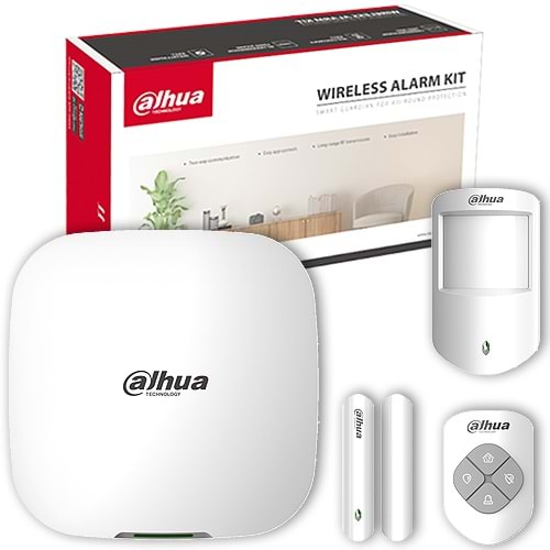 DAHUA (ART-ARC3000H-03-GW2) KABLOSUZ+2G ALARM SETİ (DEDEKTÖR +M.KONTAK+KUMANDA) 
