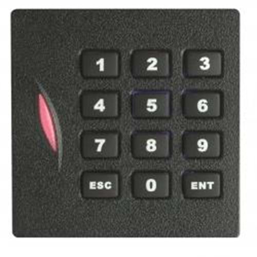 MAVİSOFT (MW-102-MF) MIFARE WEIGAND ŞİFRE+KART OKUYUCU 13,56Khz. (SU GEÇİRMEZ)