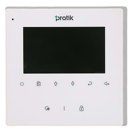 PRATİK KART (2K-430) 4.3 INC DAİRE İÇİ MONİTÖR (DAİRELER ARASI GÖRÜŞME DOKUNMATİK BUTON) 