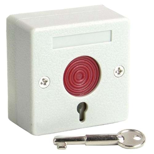 TEKNİM (TOB-0600) PANİK BUTONU (NO,NC,TEKRAR KURULABİLİR) 