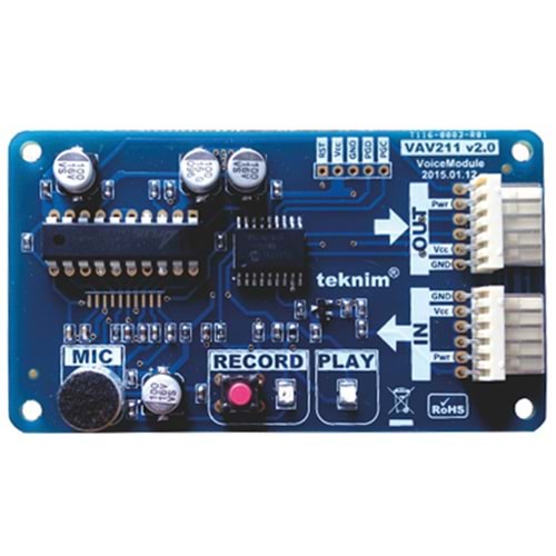 TEKNİM (VAV-211) SES KAYIT MODÜLÜ
