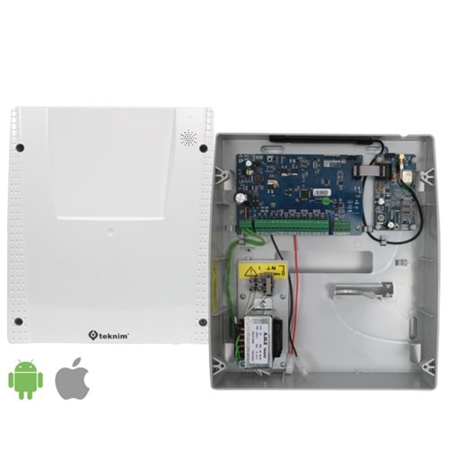 TEKNİM (TSP-5208G) GSM/GPRS Lİ PARS SERİSİ 8+8 ZONLU ALARM PANELİ (AKÜ VE KEYPAD HARİÇTİR) 