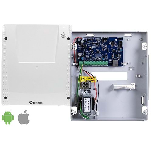 TEKNİM (TSP-5334) ETHETNET/NETWORK LÜ 4+4 ZONLU ALARM PANELİ (AKÜ VE KEYPAD HARİÇ) 