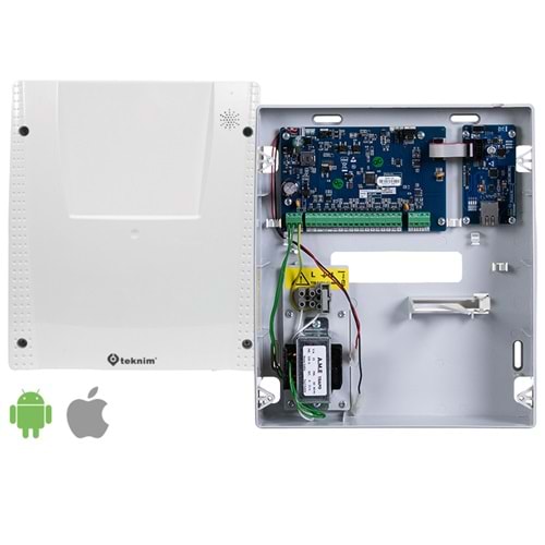 TEKNİM (TSP-5208N) ETHETNET/ NETWORKLÜ LÜ 8+8 ZONLU ALARM PANELİ (AKÜ VE KEYPAD HARİÇ) 