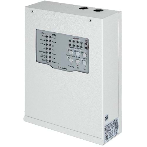 TEKNİM (TFP-3124) 4 BÖLGELİ KONVANSİYONEL YANGIN ALARM PANELİ.TEK AKÜ İLE ÇALIŞIR (AKÜ HARİÇ)