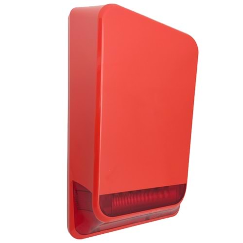 TEKNİM (TFS-5792) 24V HARİCİ FLAŞÖRLÜ ALARM SİRENİ 