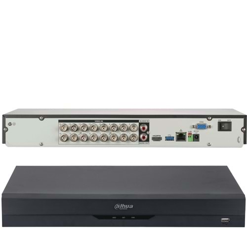 DAHUA (XVR5216AN-I3)16 KANAL 1080P 2x16TB 5MP HDCVI/AHD/TVI/CVBS/IP HDMI,VGA,USB RJ45 H265+XVR KAYIT