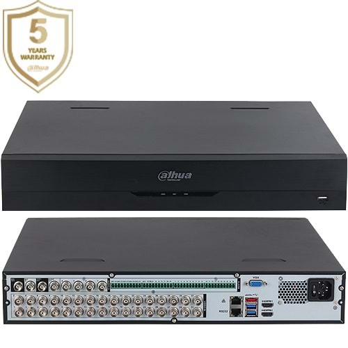 OUTLET DAHUA (XVR5432L-I3) 32 KANAL 1080P 2x16TB 5MP HDCVI KAMERA 4xHDMI 1xVGA 2xUSB 1xRJ45 XVR 