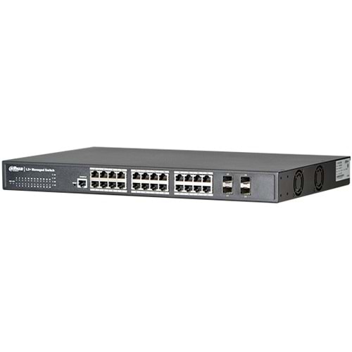 OUTLET DAHUA (PFS5424-24T) 24 PORT L2+ YÖNETİLEBİLİR (20GE+4GE KOMBO SFP+1 KONSOL) SWITCH 