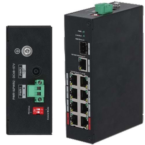 DAHUA (PFS3110-8ET-96) 8 PORT 96W POE +1SFP YÖNETILEMEZ SWITCH