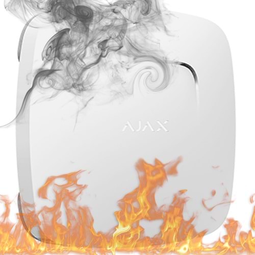 AJAX 8209 FIREPROTECT KABLOSUZ DUMAN VE ISI DEDEKTÖRÜ (BEYAZ)