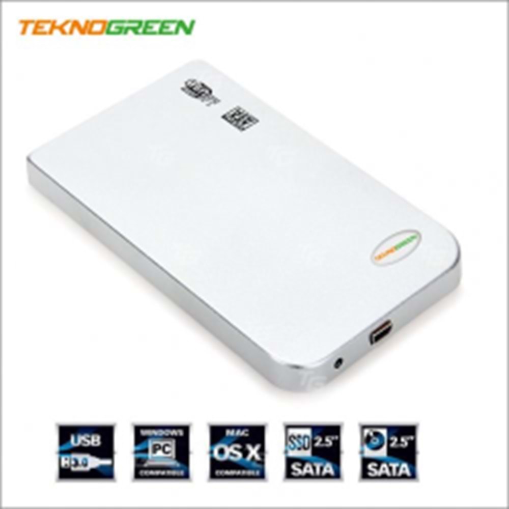 TEKNOGREEN (TKE-252) 2.5 INC USB 2.0 HARDDISK KUTUSU