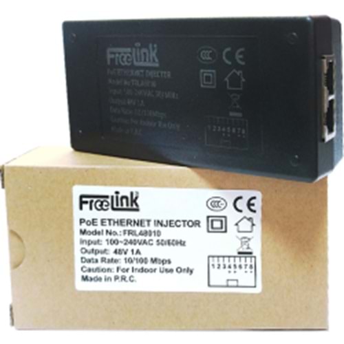 FREELINK (FRL48010) 48V 1A 10/100 POE ADAPTÖR 