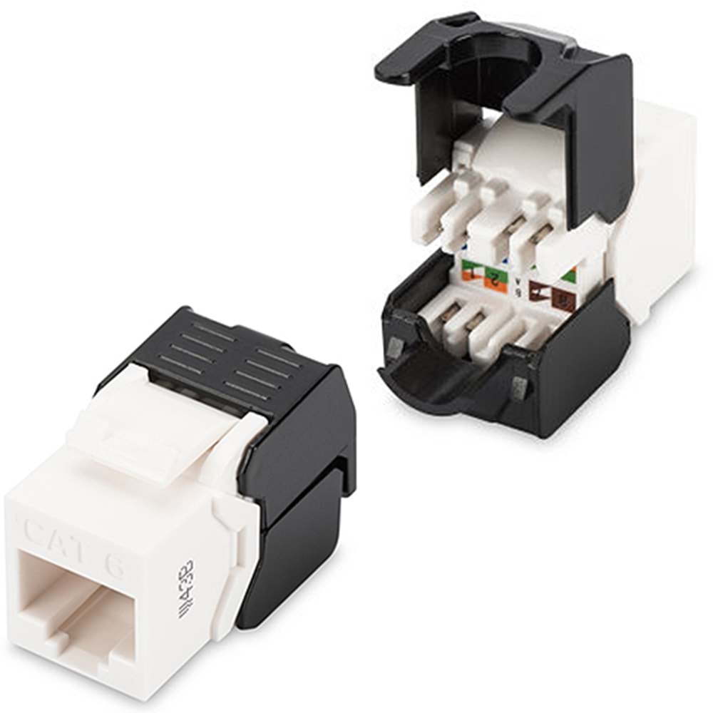 DIGITUS (DN.93603) RJ45 (8P/8C) CAT6 UTP ZIRHSIZ KEYSTONE JACK
