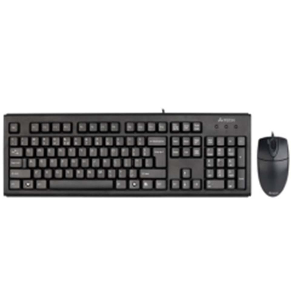 A4 TECH (KM-72620D) Q USB STANDART KABLOLU KLAVYE+MOUSE-SET 