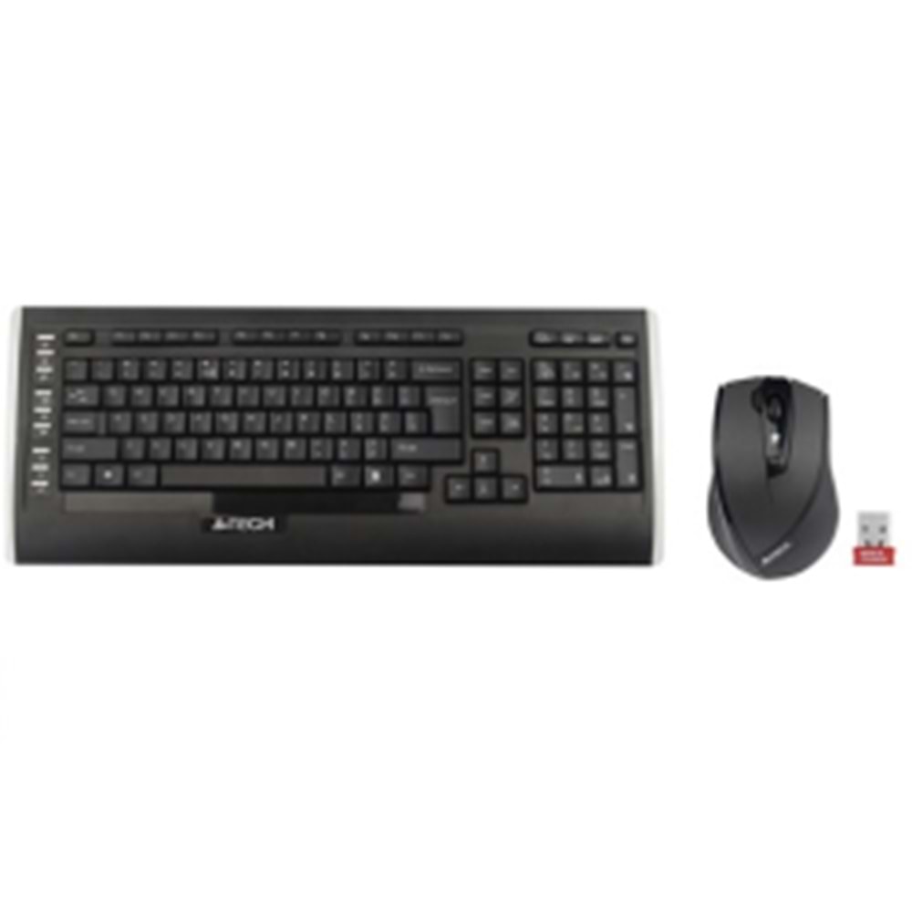 A4 TECH 9300F 2.4Ghz Q USB MM KABLOSUZ KLAVYE+V-TRACK MOUSE-SET