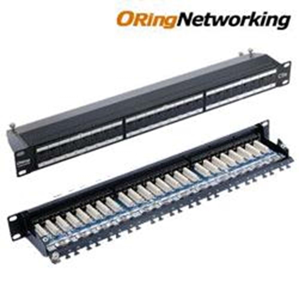 ORING (PPC5F24R) 24 PORT CAT5E FTP 50U DIK PATCH PANEL