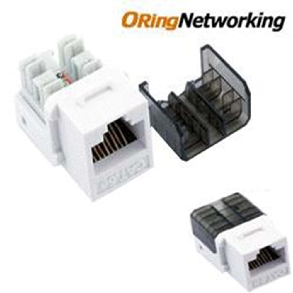 ORING (KJC6AUS) RJ45 (8P/8C) CAT6A UTP YATIK KEYSTONE JACK