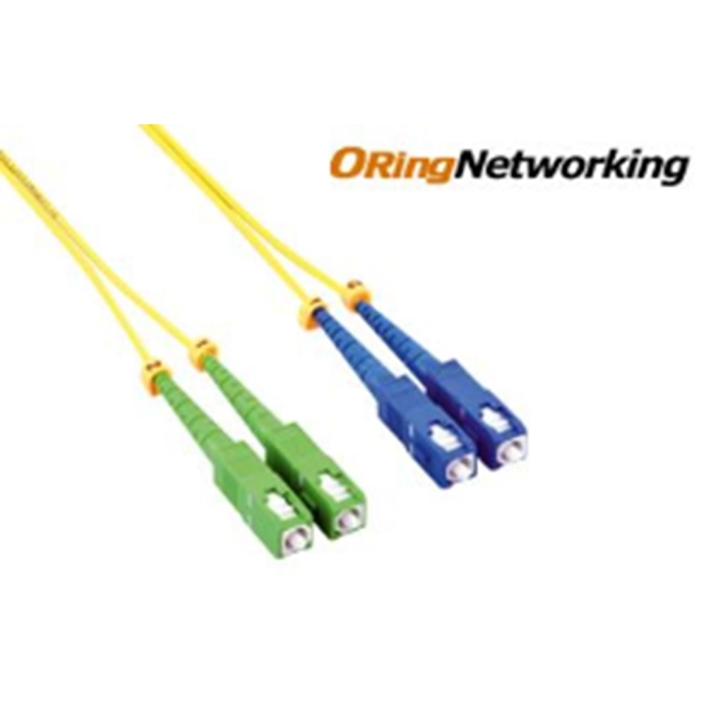 ORING (D50202050498810-5M) F/O SM SC/APC-SC/APC 5 MT 9/125 LSZH DUPLEX UYDU PATCH KABLO